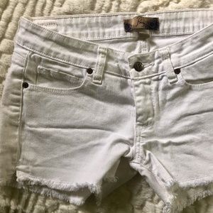 Paige Denim shorts- white size 26